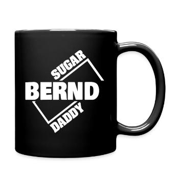 Bernd als Geld - Tasse einfarbig - Schwarz - Rechts