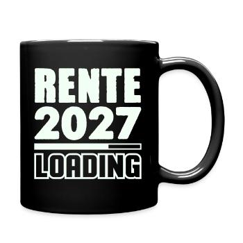 Pension 2027 Loading - Full Colour Mug - black - Right