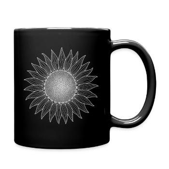 sunflower - Full Colour Mug - black - Right