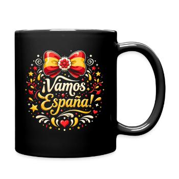 Vamos España Festif - Mug uni - noir - Droite