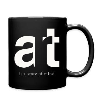 art - Est un état d’esprit - Mug uni - noir - Droite