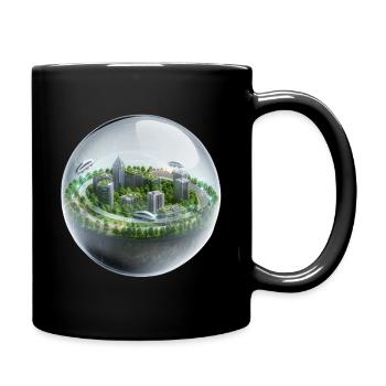 Glass Sphere - Tasse einfarbig - Schwarz - Rechts