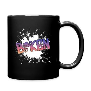 BikeKen Splash Gradient - Tasse einfarbig - Schwarz - Rechts