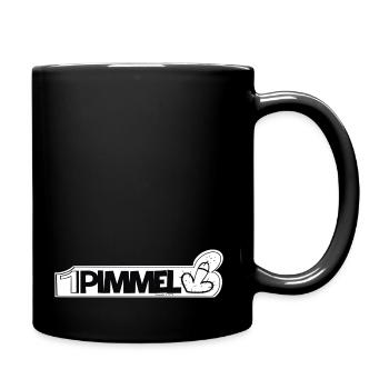 1 Pimmel - Tasse einfarbig - Schwarz - Rechts