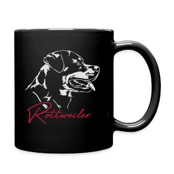 ROTTWEILER Hundesport Wilsigns Dogs - Mug uni - noir - Droite