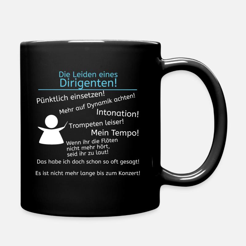 La souffrance d'un orchestre en cadeau - Mug uni - noir