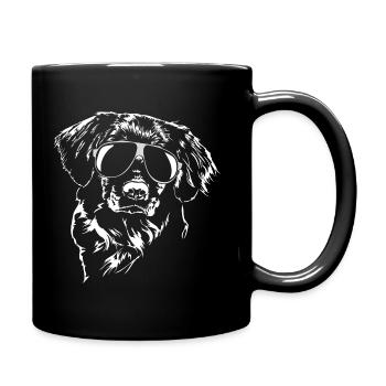Nouvelle-Écosse bichon frisé frais - Mug uni - noir - Droite