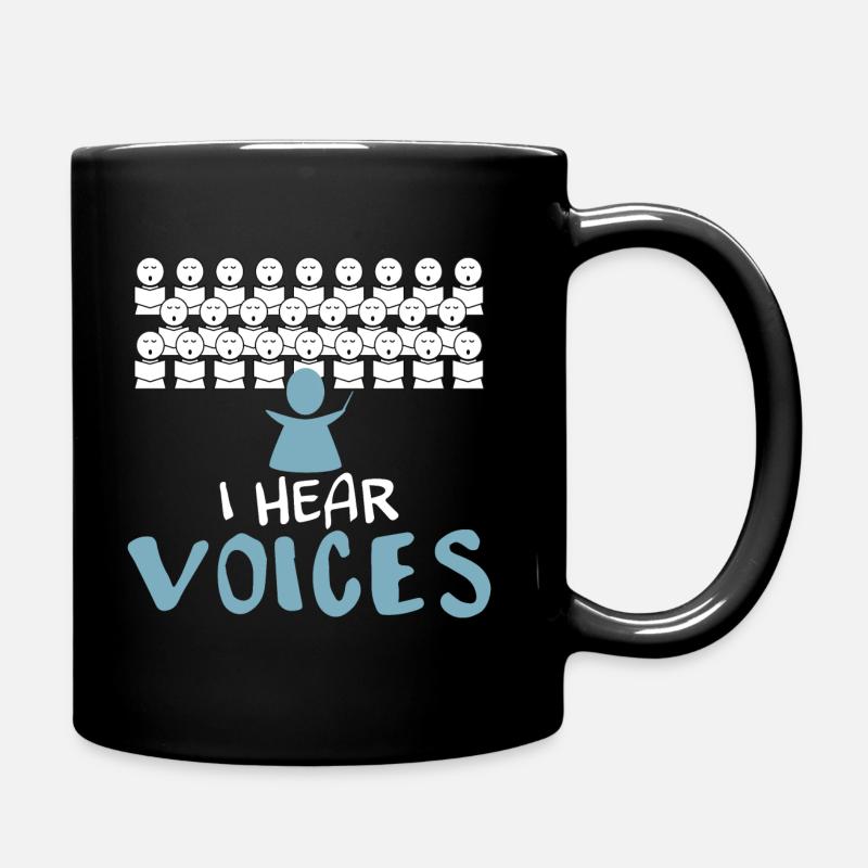 J'entends des voix - Chorale Musicienne Chorale Musicale - Mug uni - noir
