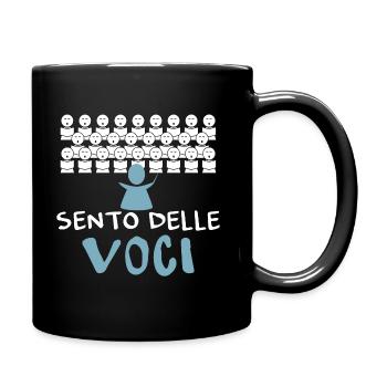 Direttore di coro - Sento delle voci! - Tasse einfarbig - Schwarz - Rechts