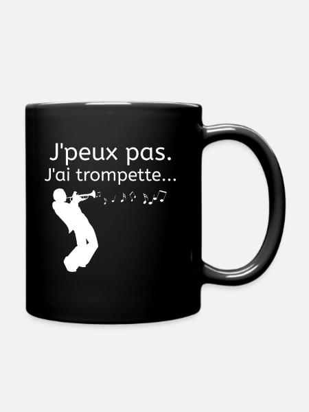 J'peux pas - J'ai trompette - Mug uni - noir