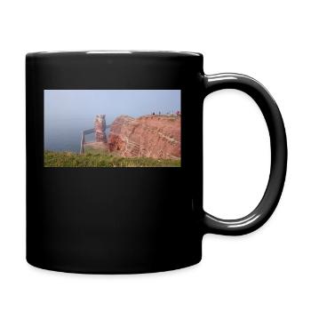 Helgoland - Tasse einfarbig - Schwarz - Rechts