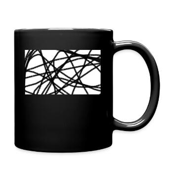 Modern Art! Gift Fashion Style - Full Colour Mug - black - Right
