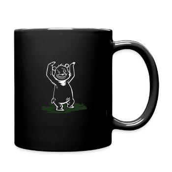 Danse d'ours Encouragé l'idée de cadeau - Mug uni - noir - Droite