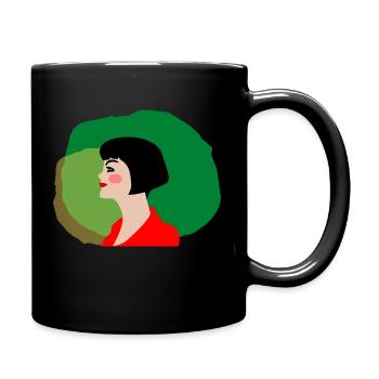 Amélie - Mug uni - noir - Droite