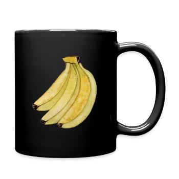 Banane bananes - Mug uni - noir - Droite