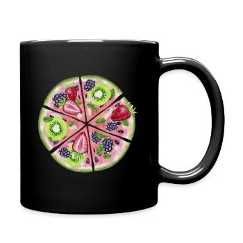 Pastèque Kiwi Fraise - Mug uni - noir - Droite
