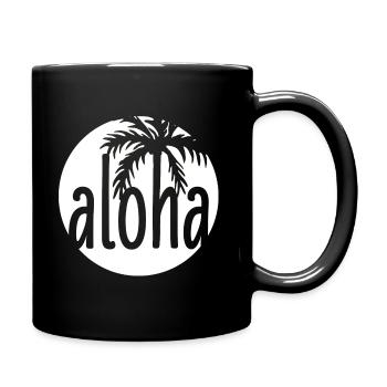 Aloha ! Palme Hawaii - Mug uni - noir - Droite