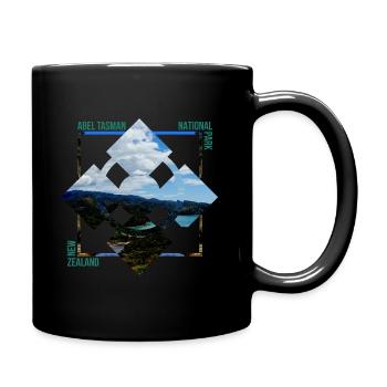 Abel Tasman Nouvelle-Zélande dream beach idée cadeau - Mug uni - noir - Droite