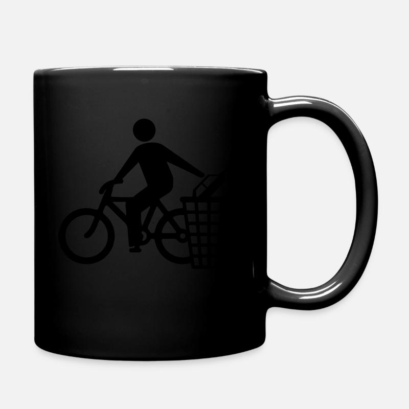 Vélo vs voiture - Mug uni - noir