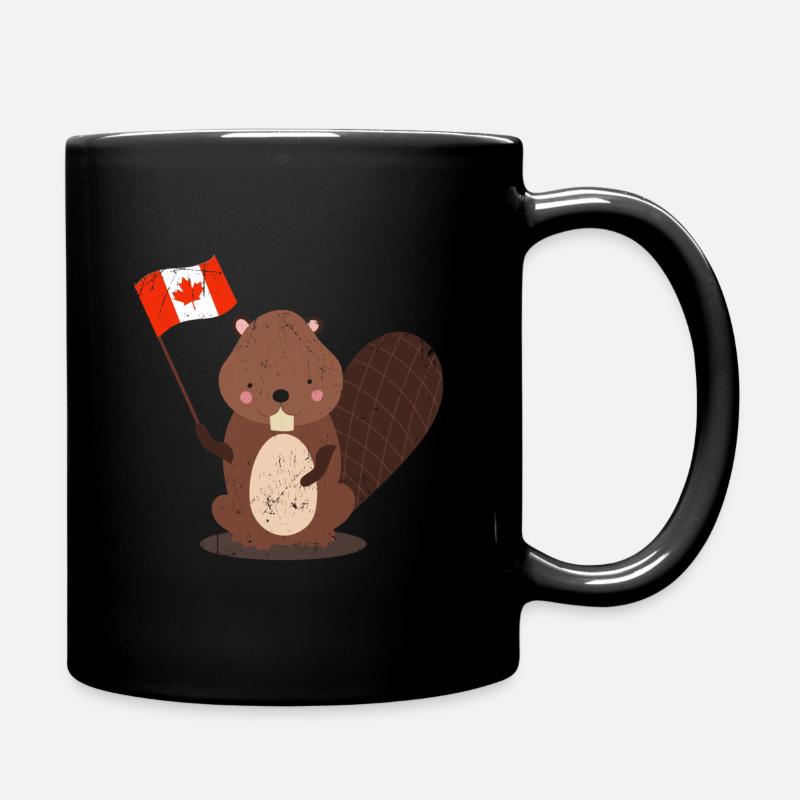 Biber - Tasse einfarbig - Schwarz