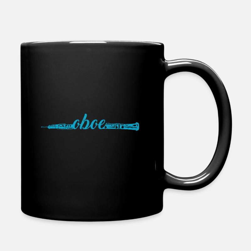 Oboe - Tasse einfarbig - Schwarz