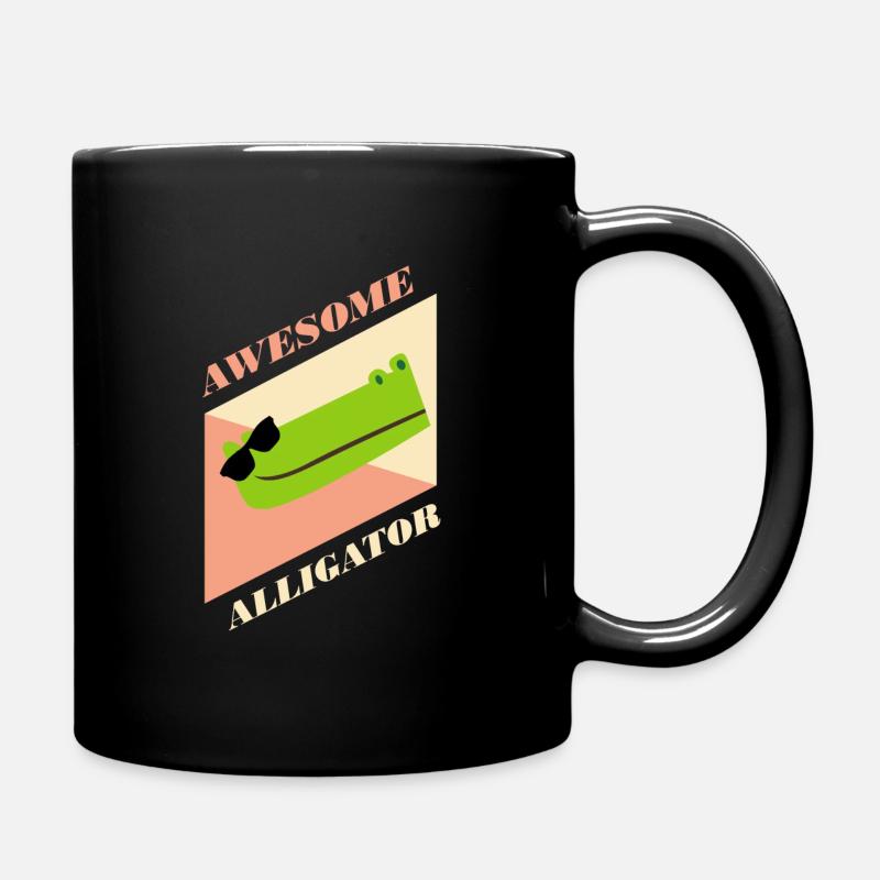 Alligator - Tasse einfarbig - Schwarz