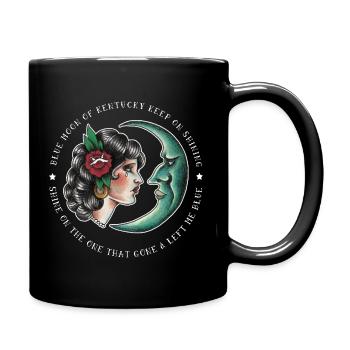 Blauer Mond von Kentucky - Tasse einfarbig - Schwarz - Rechts
