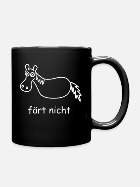 faert nicht - Tasse einfarbig - Schwarz