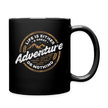 Adventure T-Shirt ✅ - Full Colour Mug - black - Right