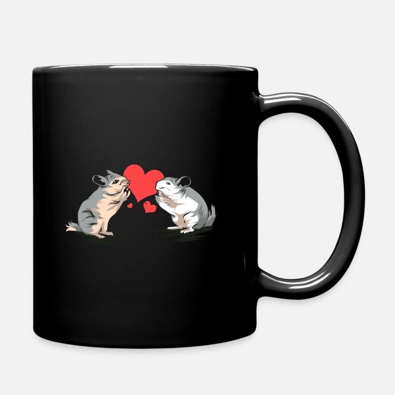 Chinchilla - Tasse einfarbig - Schwarz
