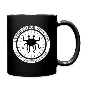 Spaghetti Food Pasta Pasta Cooking Monster Idea - Full Colour Mug - black - Right
