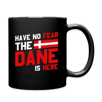 Flagge Daenemark Farben Angst Land Norden - Tasse einfarbig - Schwarz - Rechts