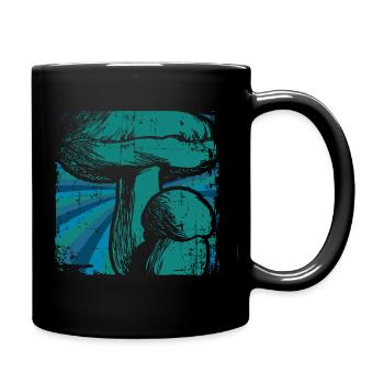 Champignons - Mug uni - noir - Droite