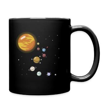 Système Solaire Espace Tout Planète Soleil Mars - Mug uni - noir - Droite