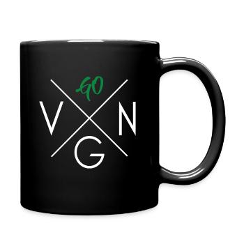 GO VGN - GO VEGAN! - Mug uni - noir - Droite