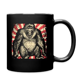 gorilla - Full Colour Mug - black - Right