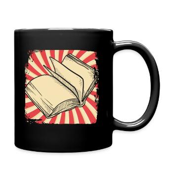 Lire les livres - Mug uni - noir - Droite