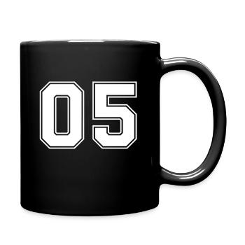 05 American Football trikot, jersey Trikot - Tasse einfarbig - Schwarz - Rechts