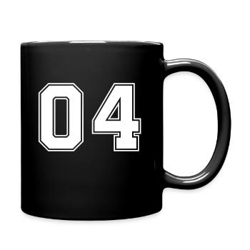04 American Football trikot jersey Trikot - Tasse einfarbig - Schwarz - Rechts