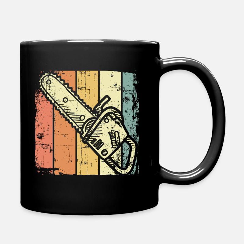 Forester saw - Full Colour Mug - black