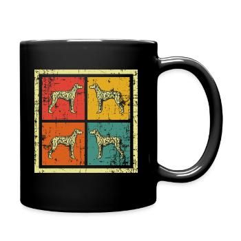 Dalmatian dogs - Full Colour Mug - black - Right