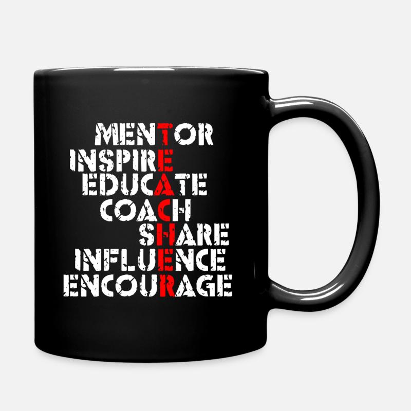Lehrer Lehrerin Schule Beruf Ausbildung Ferien - Tasse einfarbig - Schwarz