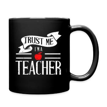 Lehrerin Ausbildung Lehrer Schule Ferien Beruf - Tasse einfarbig - Schwarz - Rechts