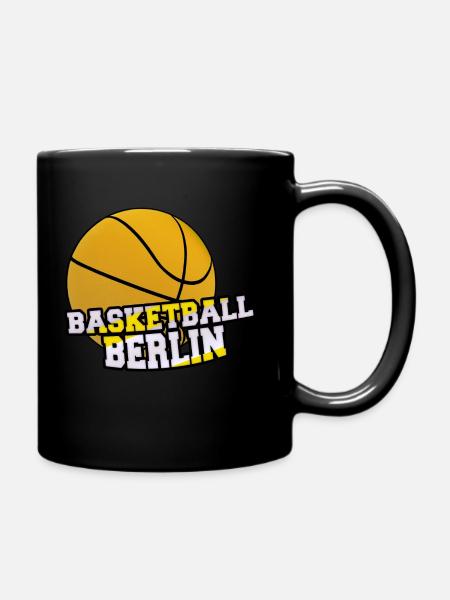 BASKETBALL BERLIN FAN BASKETBALL LIGA - Full Colour Mug - black