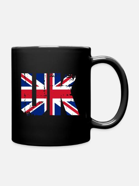 Angleterre Royaume-Uni Royaume-Uni Drapeau Pays Londres - Mug uni - noir