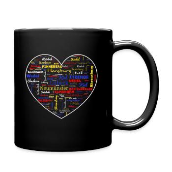 Cadeau Villes Schleswig Holstein - Mug uni - noir - Droite