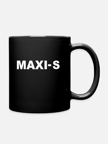 MAXI S - Mug uni - noir