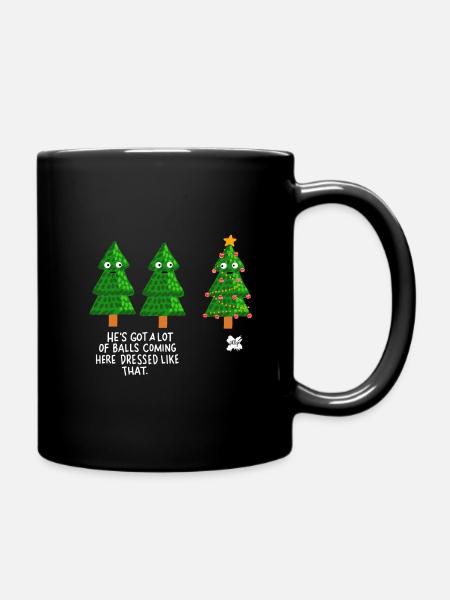 Christmas Gift Gift Idea Funny humor - Full Colour Mug - black