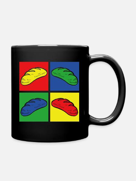 Backen - Tasse einfarbig - Schwarz