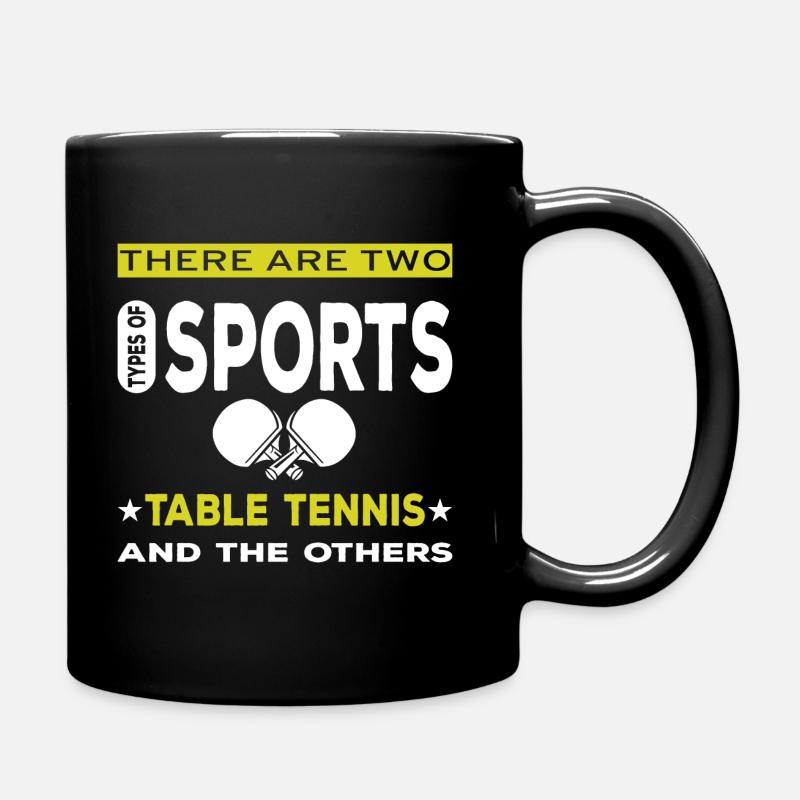 Tischtennis Table tennis - Tasse einfarbig - Schwarz